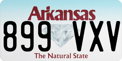 AR license plate 899VXV