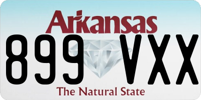 AR license plate 899VXX