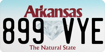 AR license plate 899VYE
