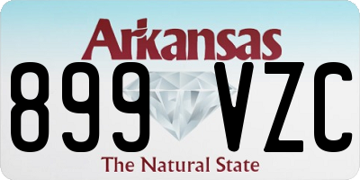 AR license plate 899VZC