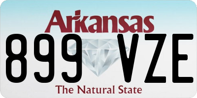 AR license plate 899VZE