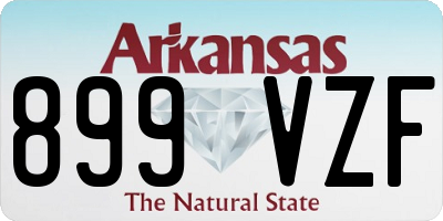 AR license plate 899VZF