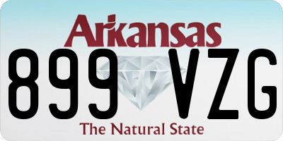 AR license plate 899VZG