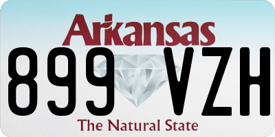 AR license plate 899VZH