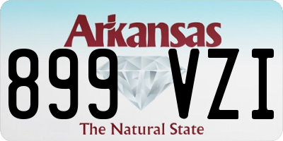AR license plate 899VZI