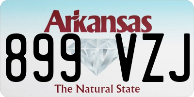 AR license plate 899VZJ