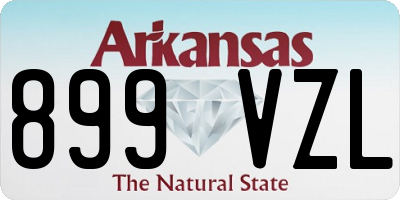 AR license plate 899VZL