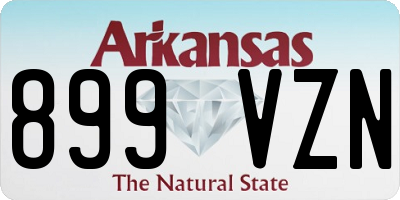 AR license plate 899VZN