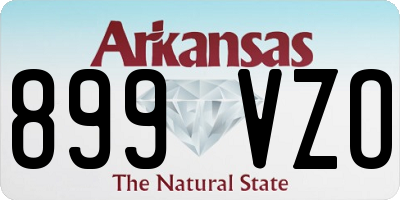 AR license plate 899VZO