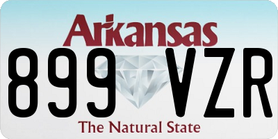 AR license plate 899VZR