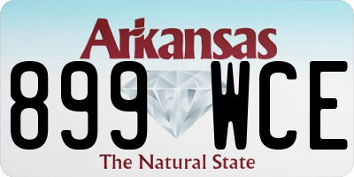 AR license plate 899WCE