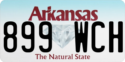 AR license plate 899WCH