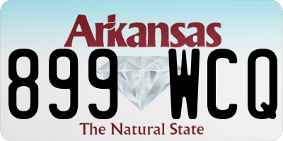 AR license plate 899WCQ
