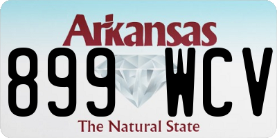 AR license plate 899WCV