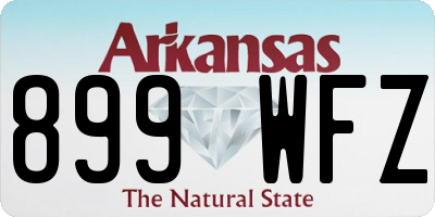 AR license plate 899WFZ