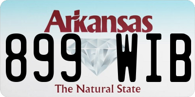 AR license plate 899WIB