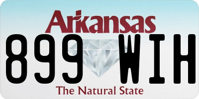 AR license plate 899WIH