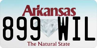 AR license plate 899WIL