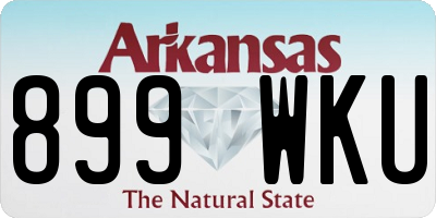 AR license plate 899WKU