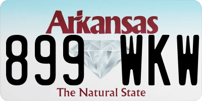 AR license plate 899WKW