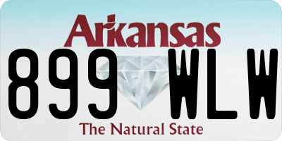 AR license plate 899WLW