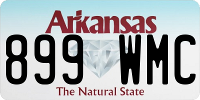 AR license plate 899WMC