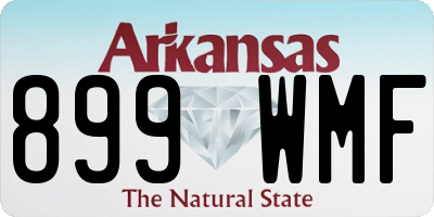 AR license plate 899WMF