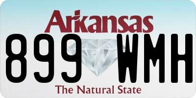 AR license plate 899WMH