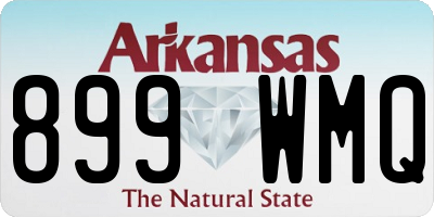 AR license plate 899WMQ