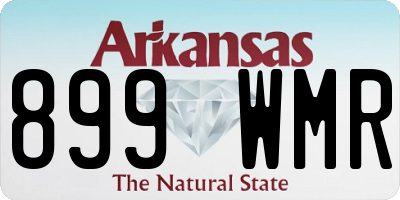 AR license plate 899WMR