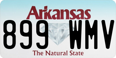 AR license plate 899WMV