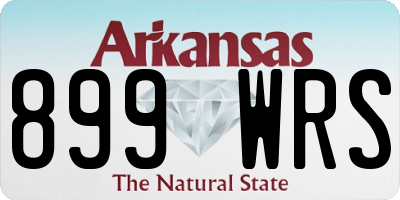 AR license plate 899WRS