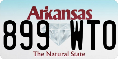 AR license plate 899WTO