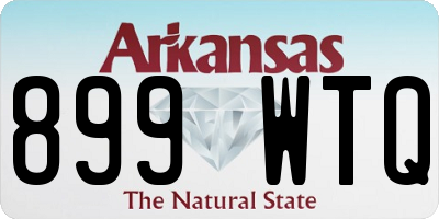 AR license plate 899WTQ