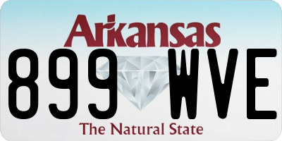 AR license plate 899WVE