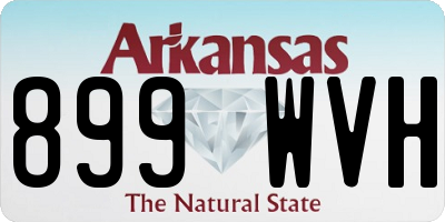 AR license plate 899WVH