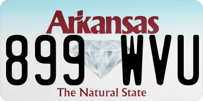 AR license plate 899WVU