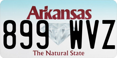 AR license plate 899WVZ