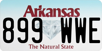 AR license plate 899WWE