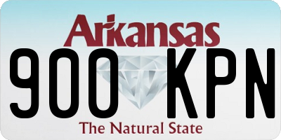 AR license plate 900KPN