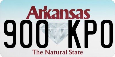 AR license plate 900KPO