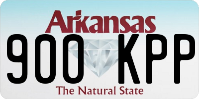 AR license plate 900KPP