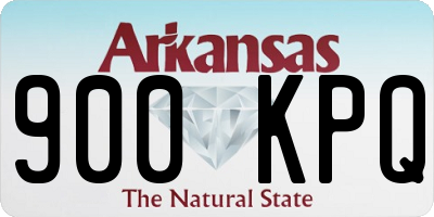 AR license plate 900KPQ