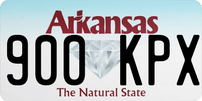 AR license plate 900KPX