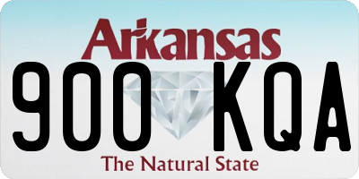 AR license plate 900KQA