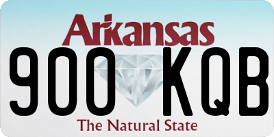 AR license plate 900KQB