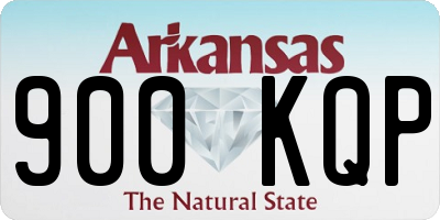 AR license plate 900KQP
