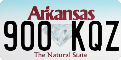AR license plate 900KQZ
