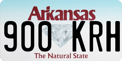 AR license plate 900KRH
