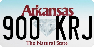 AR license plate 900KRJ
